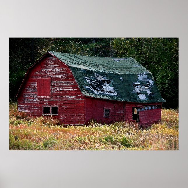 Adirondack barn poster (Frente)
