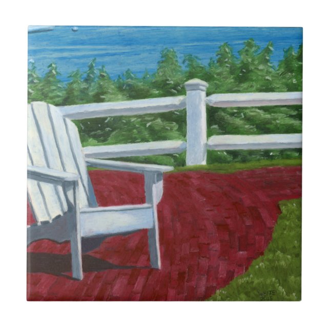 Adirondack Chair Painting (Frente)