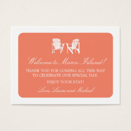 Adirondack Chairs | Marca de Favor de Casamento