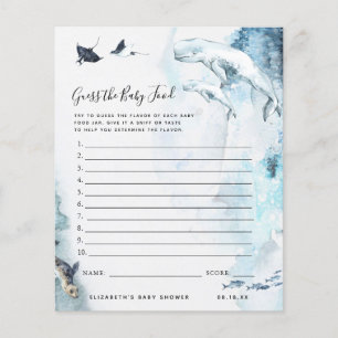 Adivinha a Comida do bebê   Jogo Chá de fraldas