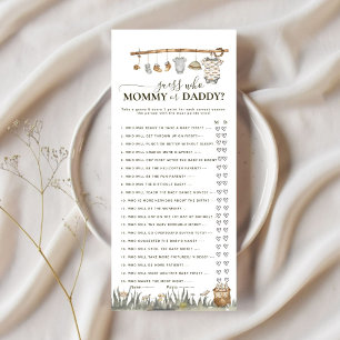 Adivinha Mamãe ou Pai Enrola Diversão Pescar Jogo