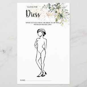 Adivinha o cartão de Chá de panela de Vestido Herb