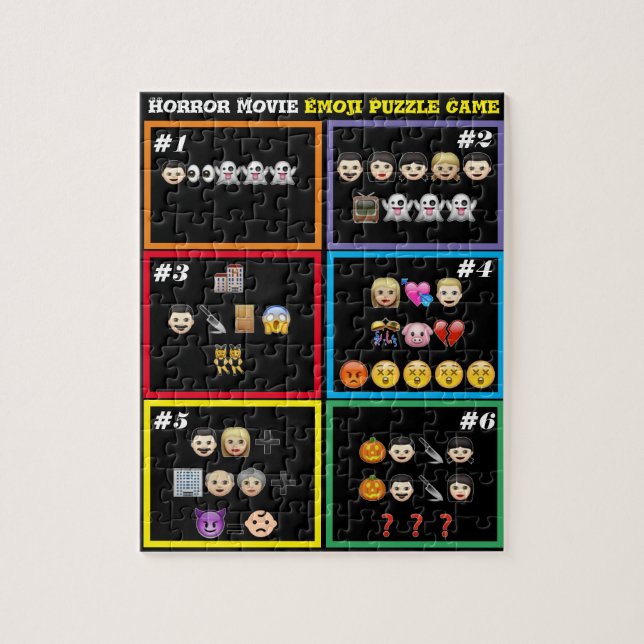 Adivinha o Horror Movie Emoji Quebra-cabeça Game (Vertical)