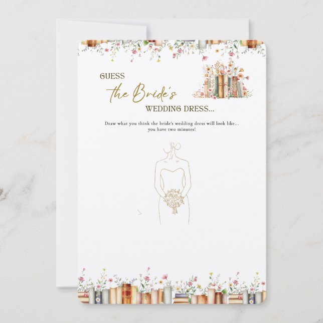 Adivinha o jogo de vestidos de noiva da noiva - qu (Frente)