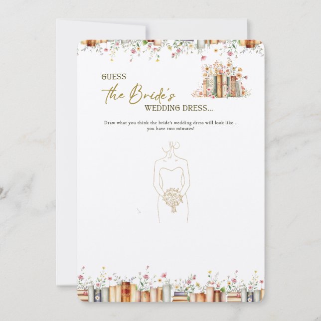 Adivinha o jogo de vestidos de noiva da noiva - qu (Frente)