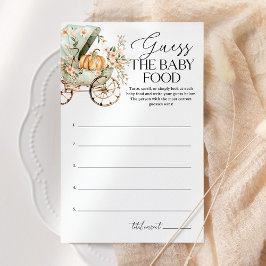 Adivinha O Jogo Do Chá de fraldas Da Comida Do Beb