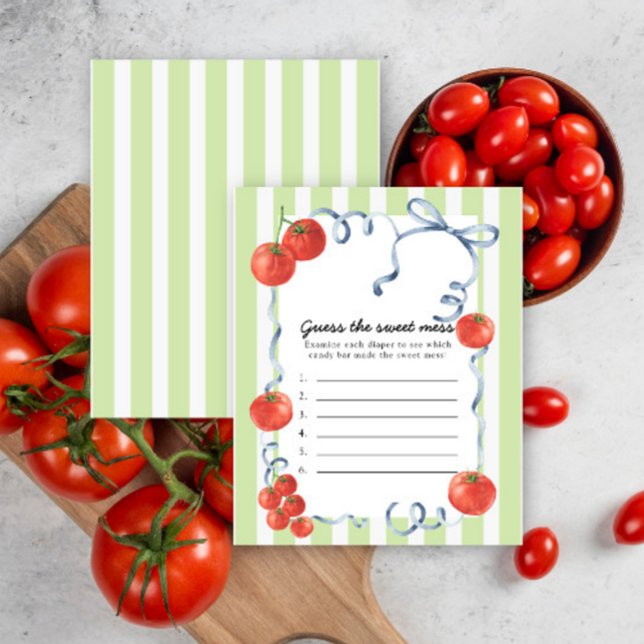 Adivinha o jogo do doce Mess - Tomate (Criador carregado)
