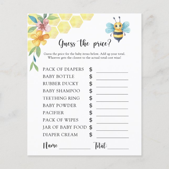 Adivinha o preço! Jogo (Frente)