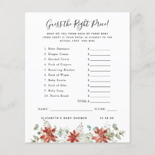 Adivinha O Preço   Jogo Chá de fraldas