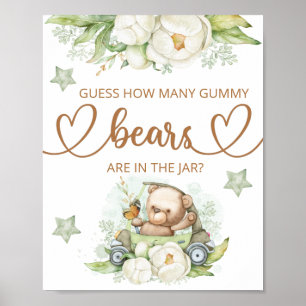 Adivinha quantos ursos poster