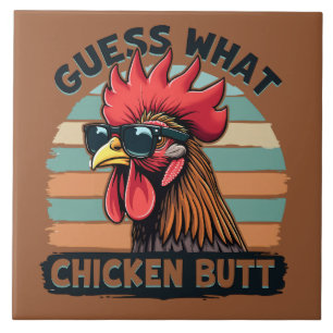 Adivinha Que Bumbum De Frango Engraçado Rooster