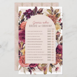 Adivinha Quem Cai Sai Do Jogo Do Chá de panela