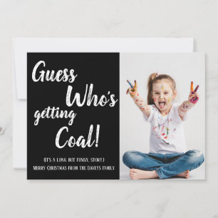 Adivinha quem está recebendo cartão de Natal com f