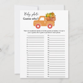 Adivinha quem joga o chá de fraldas