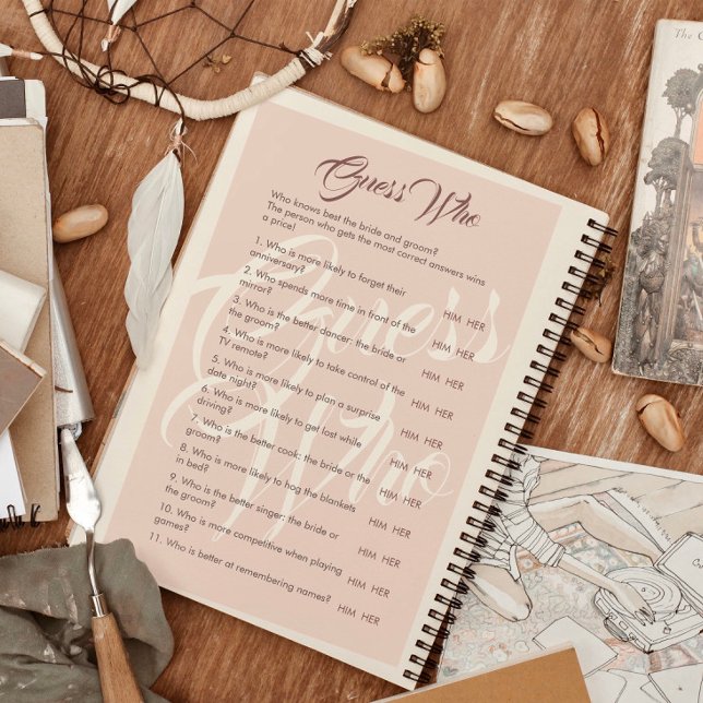 Adivinha Quem Minimiza O Jogo De Casamento E Chá d (Criador carregado)