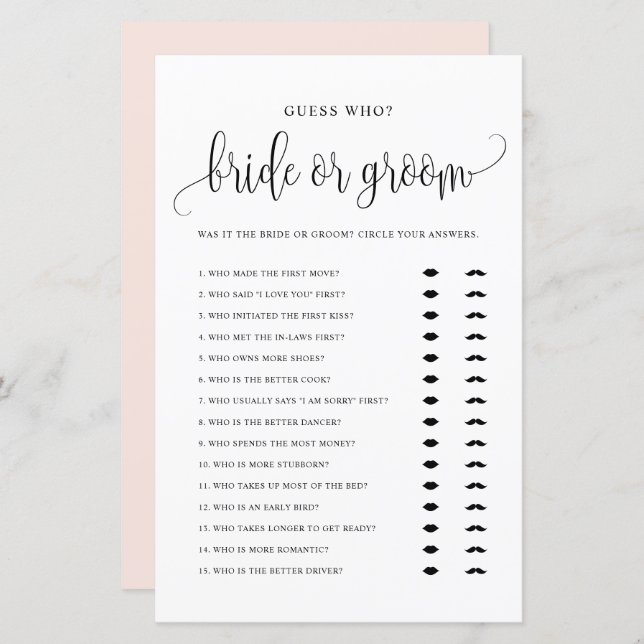 Adivinha Quem Noiva ou Almoço Ele Disse Que Disse  (Frente/Verso)