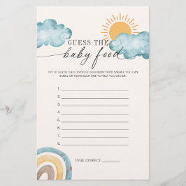 Adivinhe a Comida de Bebê | Jogo de Chá de Bebê Su