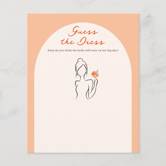 Adivinhe o Jogo do Vestido Aperol Spritz Chá de No (Frente)