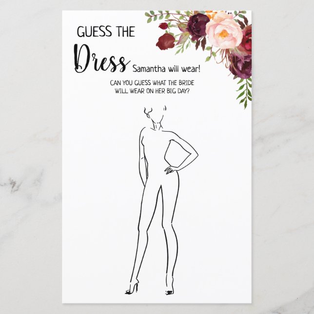 Adivinhe o vestido chá de noiva inglês espanhol jo (Frente)