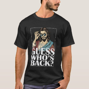 Adivinhe Quem Está de Volta Jesus Páscoa Camiseta