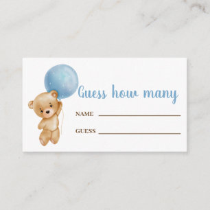 Adivinhem quantos cartões de urso