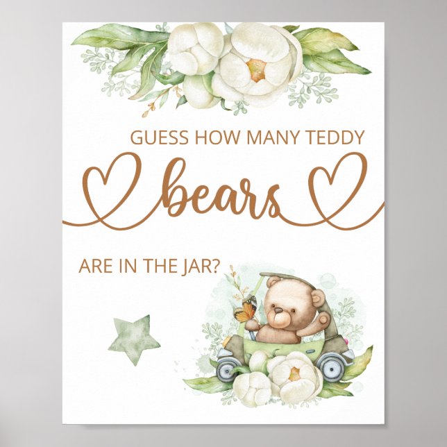 Adivinhem quantos ursos ursos poster (Frente)