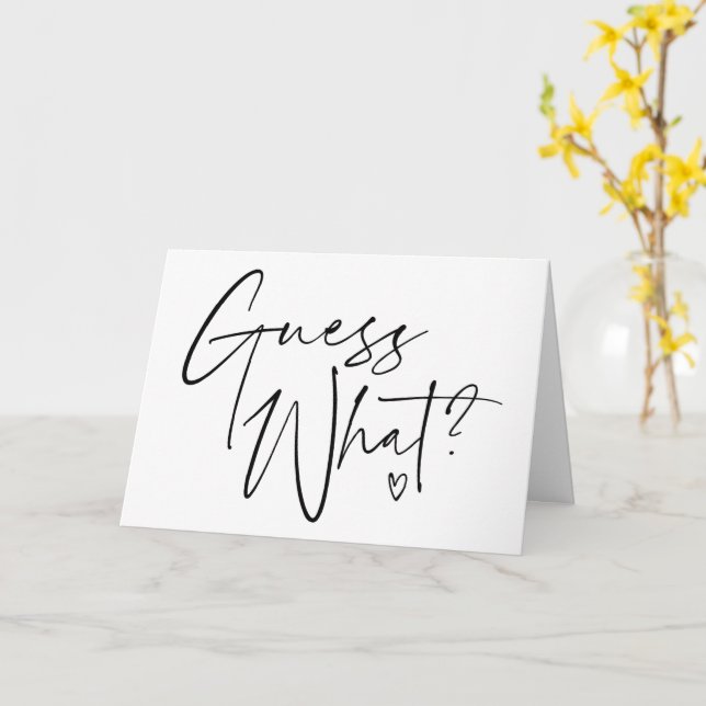 Adivinhem que anúncio de gravidez para avós (Flor Amarela)