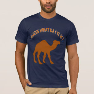Adivinhem que dia é - Camelo Hump Day - Camisa de