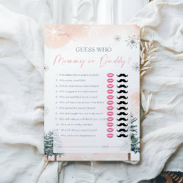 Adivinhem quem, Mamãe ou Pai - Jogo do Chá de fral