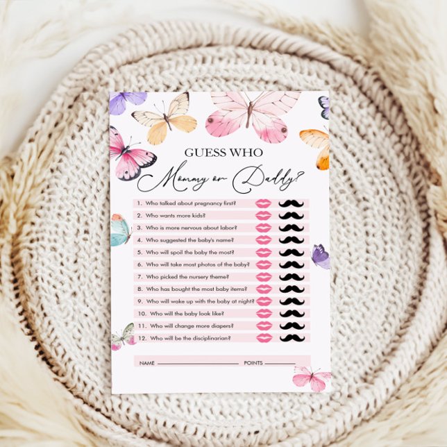 Adivinhem Quem, Mamãe ou Pai, Jogo do Chá de frald (Criador carregado)