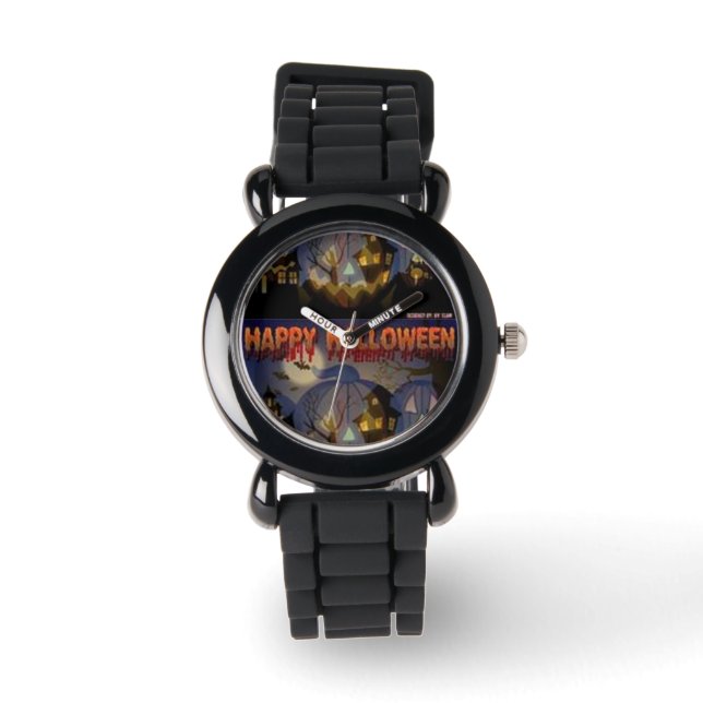 : Adj Bezel Stainless WATCH da criança por relógio (Frente)