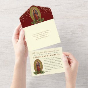 Adjunto de Natal Oração Espanhola Guadalupe Novena