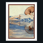 "Admiração" Art Deco Impressão por Jacque Declerc<br><div class="desc">impressão de Arte de Paris,  de 1920,  "Almiração",  por Jacque Declerc-16x20</div>