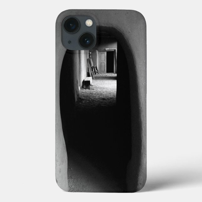 Adobe Passageway: foto em preto e branco (Verso)