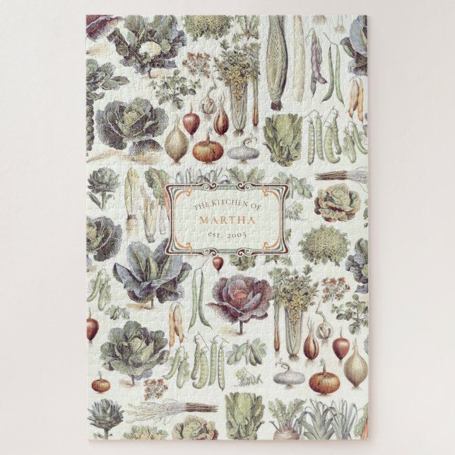 Adolphe Millot Vegetais Quebra-cabeça (Vertical)