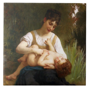Adolphus Child and Teen por William Bouguereau