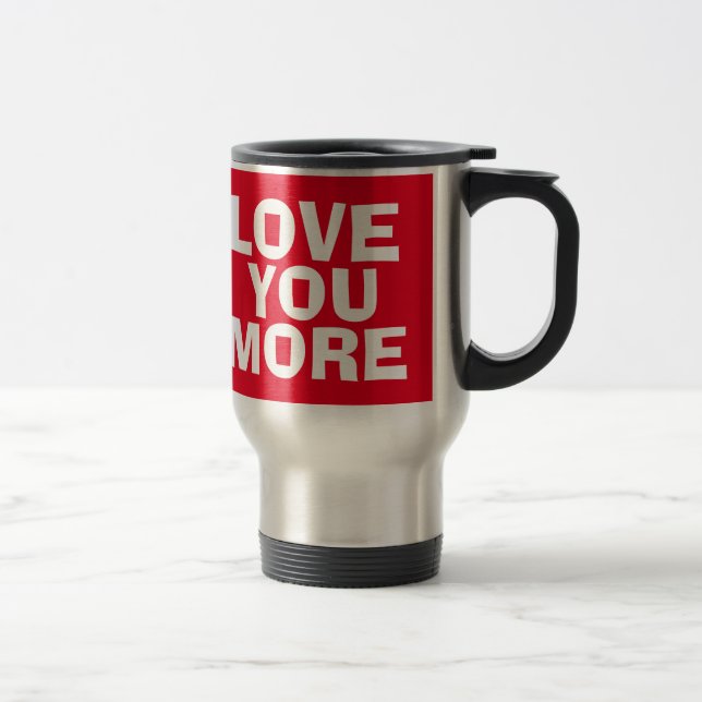 ADORA-TE MAIS, Caneca de viagem (Direita)