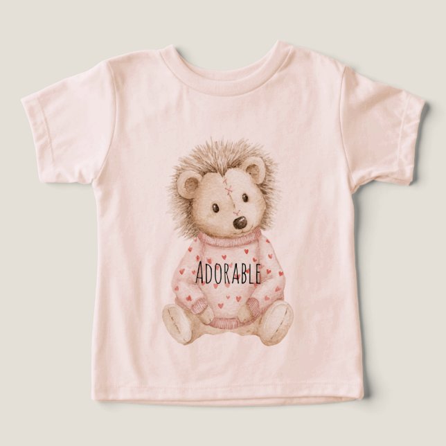 Adorable Hedgehog Animal (Design frontal)