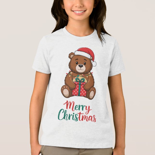 Adorable ours de noël - Merry Christmas (Frente)