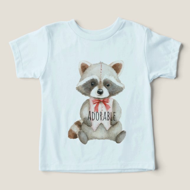 Adorable Raccoon Animal (Design frontal)