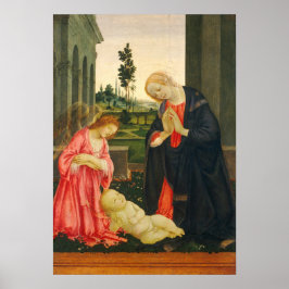 Adoração, Criança - Filippino Lippi Poster de Bela