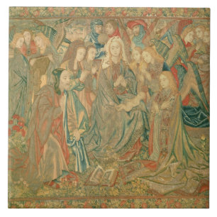 Adoração da criança do cristo (tapeçaria)