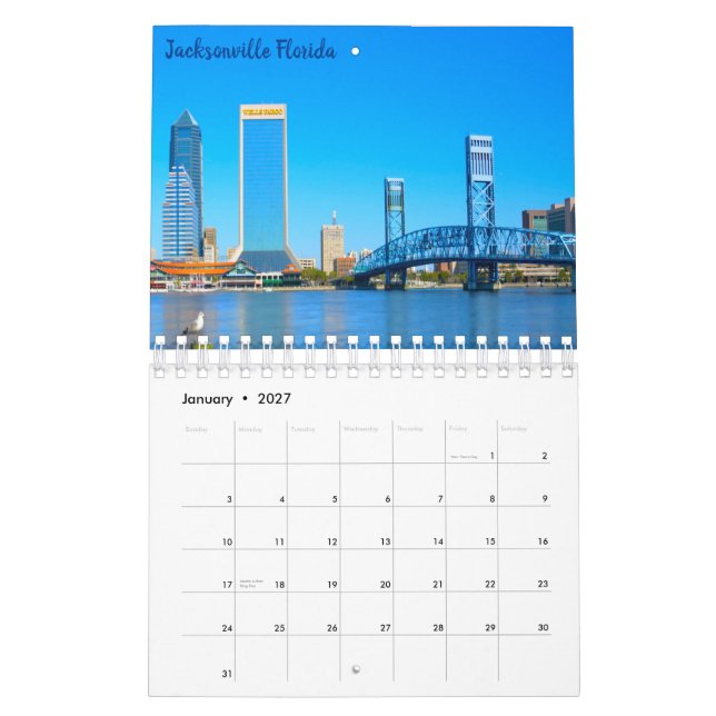 Adoramos Calendários da Flórida 2021. (Jan 2027)
