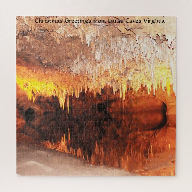 Adoramos Luray Caves Virgínia. Quebra-cabeça (Vertical)