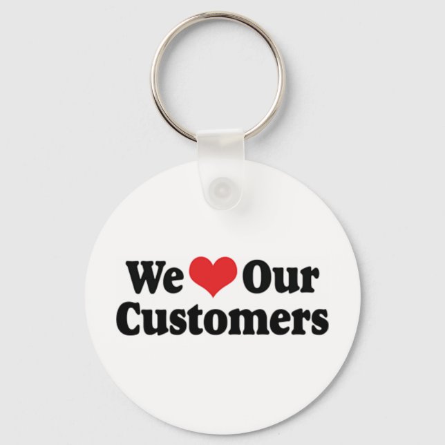 Adoramos nosso Chaveiro de clientes (Frente)