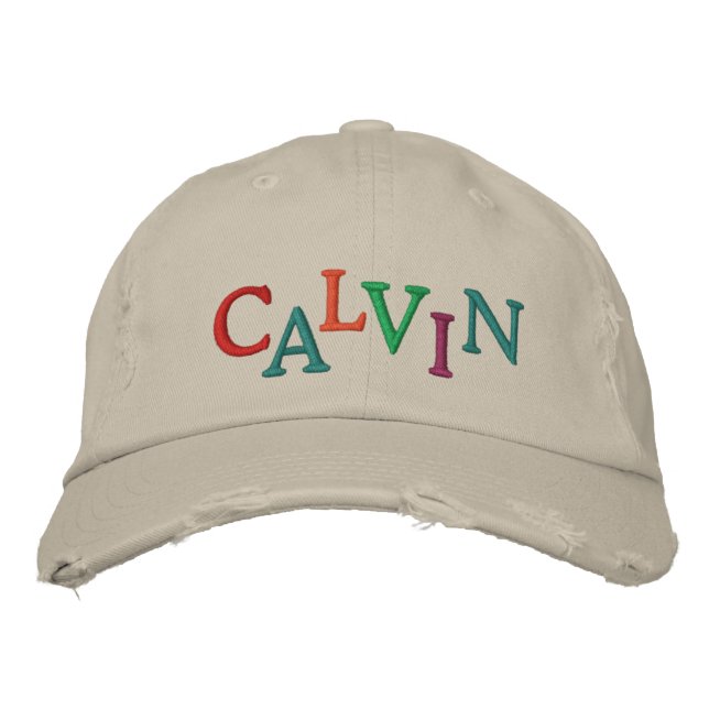 Adoramos o Boné da Corrida de Cavalo de CALVIN (Frente)