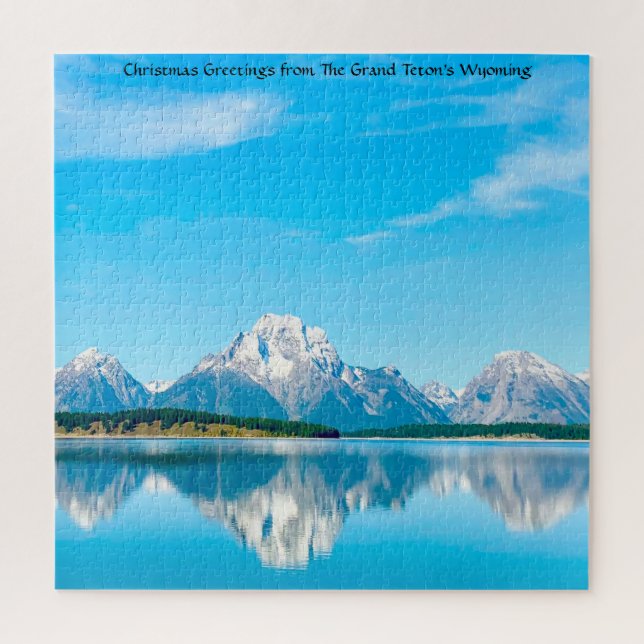 Adoramos o Wyoming do Grande Teton. Quebra-cabeça  (Vertical)