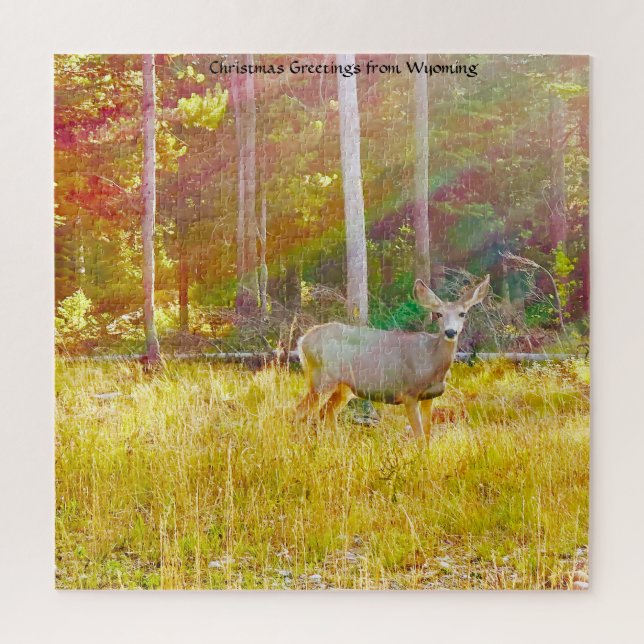 Adoramos Wyoming. Quebra-cabeça de serra (Vertical)