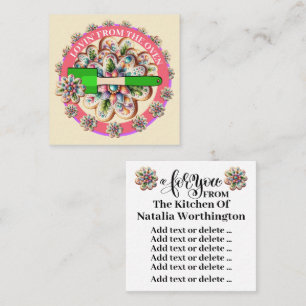 Adorando da versão do Cartão de visita Forno