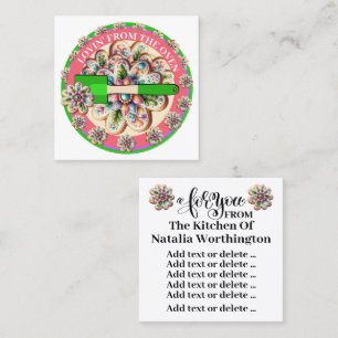 Adorando da versão do Cartão de visita Forno